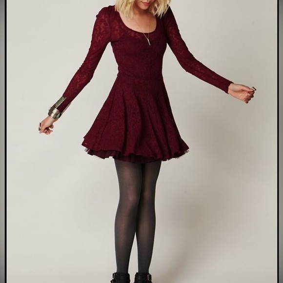 Vintage Dresses & Skirts - v i n t a g e :: lace Layered 90s Grunge fit and flare Dress contempo casuals